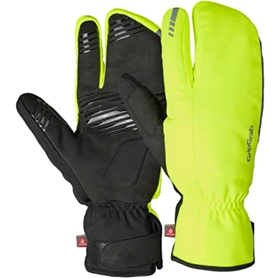 Abbildung von GripGrab Nordic 2 Winddichte Deep Winter 3 Finger Lobster Fahrradhandschuhe Gepolsterte Primaloft Radsport Handschuhe