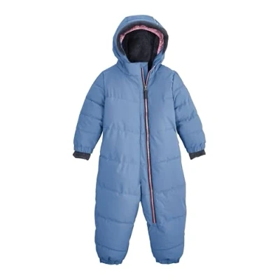 Abbildung von first instinct by killtec Kinder Steppoverall mit Kapuze/Schneeanzug ist wasserabweisend FIOW 20 MNS QLTD ONPC, dunkel denim, 110, 42261 000