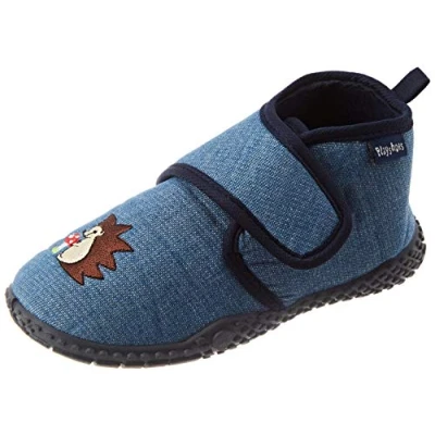 Abbildung von Playshoes Blumen, Unisex Kinder Niedrige Hausschuhe, Igel, 24/25 EU