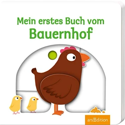 Abbildung von Mein erstes Buch vom Bauernhof: mit stabilen Schiebern die Bestsellerreihe lustigen Schiebern, fördert Feinmotorik und den Spracherwerb für Kinder ab 18 Monaten