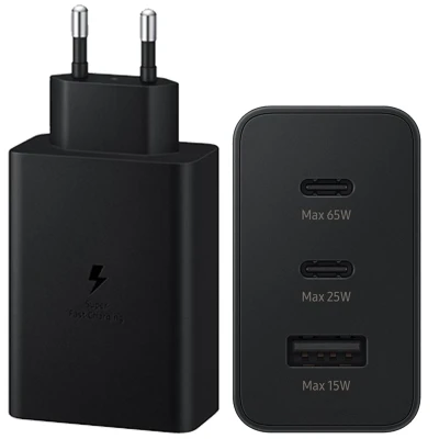 Abbildung von Samsung 3 USB Schnellladegerät 65W Schwarz