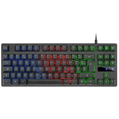 Abbildung von Mars Gaming MK02 H Mech Tastatur, USB 2.0, kompaktes TKL, FRGB Rainbow, Antighosting, französische Sprache