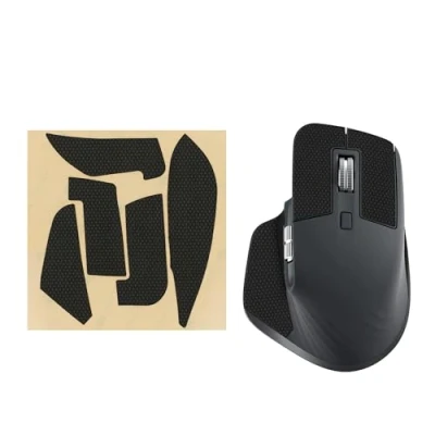 Abbildung von kwmobile Gaming Maus Grip Tape kompatibel mit Logitech MX Master 3S Rutschfestes Griffband für PC Schwarz