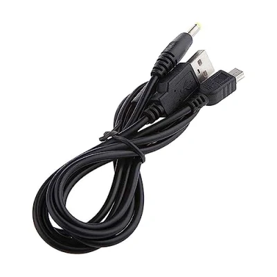 Abbildung von OcioDual 2 in 1 USB Lade und Datenkabel Kompatibel mit Sony PSP 1000 2000 3000 Schwarz Meter