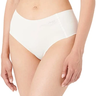 Abbildung von sloggi Damen ZERO Feel Natural Midi Slip, Angora, XS