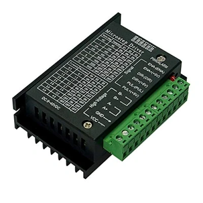 Abbildung von COVVY TB6600 4 A 9 42 V Schrittmotorsteuerung, CNC Controller, 32 Segmente, 2/4 Phasen, Hybrid Schrittmotorsteuerplatine