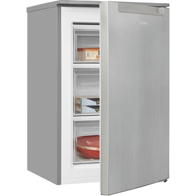 Abbildung von exquisit Gefrierschrank »GS81 040C inoxlook«, 85,5 cm hoch, 54,5 breit, energiesparend in Energieefizienz C, 87 Liter Nutzinhalt, 4 Sterne