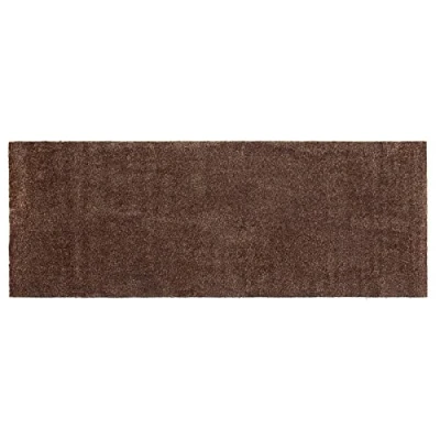 Abbildung von andiamo Fußmatte Samson Schmutzfangmatte aus Baumwolle für den Hauseingang einsetzbar als innen, Fußabtreter im überdachten Außenbereich oder Haustiermatte 67 x 180 cm Braun