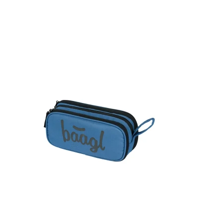 Abbildung von Federmäppchen für Mädchen, Jungen, Schule Mäppchen, Federmappe mit 3 Fächer, Federtasche Teenager, Kinder Etui (Ocean Blue)