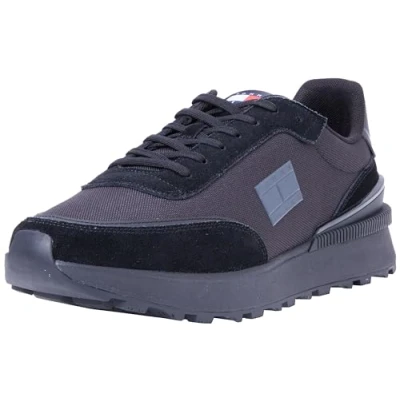 Abbildung von Tommy Jeans Technical Runner Sneaker low, Herren, Größe: 45, Black Schuhe