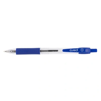 Abbildung von D.RECT 101323 294 Kugelschreiber mit ergonomischer gummierte Griff für Büro und Haushalt,Strichstärke 0,7mm Blau 1 Stück