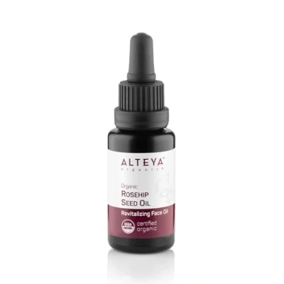 Abbildung von Alteya Bio Hagebuttenöl 20ml 100% USDA Organic zertifiziert Rein Natürlich Kaltgepresst Hagebuttensamen Trägeröl Feuchtigkeitsspendend, Aufbauend, in Premium therapeutischer Qualität