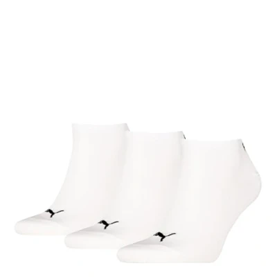 Abbildung von PUMA Unisex Plain Sneaker Sock, White New, 35/38 (3er Pack)