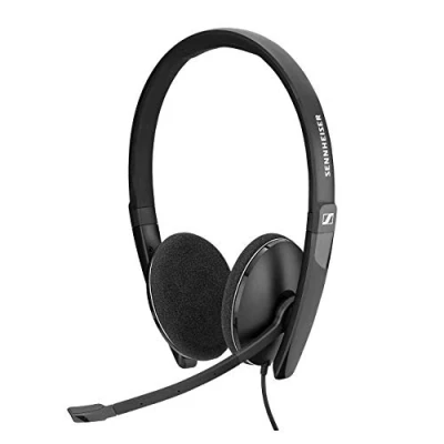 Abbildung von Sennheiser PC 8.2 USB On Ear Headset PC,Kopfhörer mit Kabel,Integrierte Lautstärkeregelung, Geräuschunterdrückendes Mikrofon, Für Online Anrufe Unterricht, Mehrfarbig, Einheitsgröße