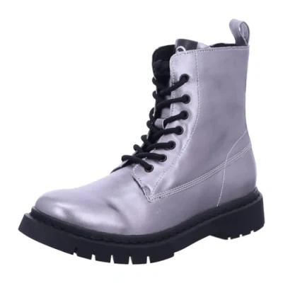 Abbildung von Tamaris Damen Stiefelette Blockabsatz Wechselfußbett; PEWTER, EU 40