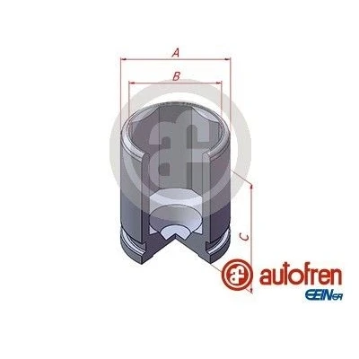 Abbildung von AUTOFREN SEINSA D025603 Kolben, Bremssattel 45 Hinterachse TRW