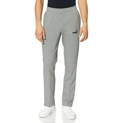 Abbildung von PUMA Herren Ess Logo Pants Tr Op Srl Hose, Medium Gray Heather B5, S Lang