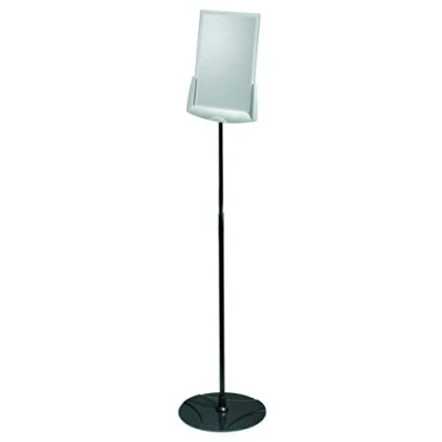 Abbildung von Durable Infoständer mit Acryl Sichttafel A4, höhenverstellbar, anthrazit/grau, 558957