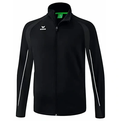 Abbildung von Erima Unisex Liga Star Polyester Trainingsjacke, schwarz/weiß, S
