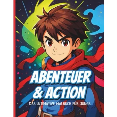 Abbildung von Abenteuer &amp; Action: Das ultimative Malbuch für Jungs ab 8 Jahren