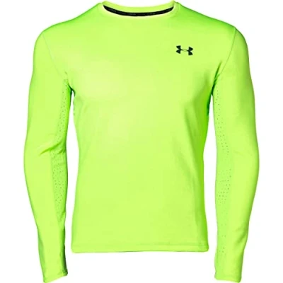 Abbildung von Under Armour Herren Langarmshirt Qualifier Coldgear Longsleeve, Orange, LG, 1344061 884
