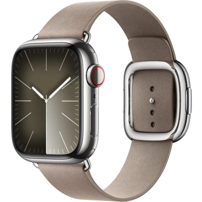 Abbildung von Apple Watch Armband Original Recycelte Mikrofaser Beige Geeignet für Series 1 9 / SE Black Friday Deals