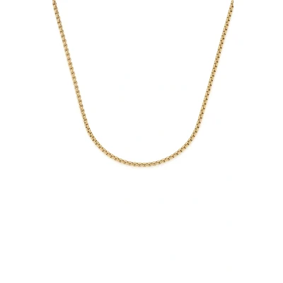 Abbildung von JEWELS BY LEONARDO Halskette Clip &amp; Mix Liv Venezianer Kette aus goldfarbenem Edelstahl Lange Schlichte mit Schieber Verschluss auch als Y tragbar Damen Schmuck 021588