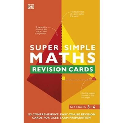 Abbildung von Super Simple Maths Revision Cards Key Stages 3 and 4: 125 Comprehensive, Easy to Use for GCSE Exam Preparation