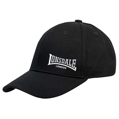 Abbildung von Lonsdale Enville Cap, Herren, Größe: One Size, Black white ash