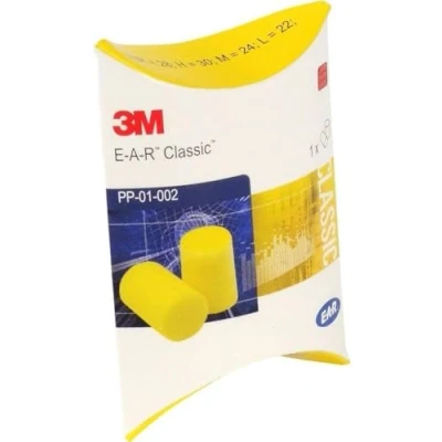 Abbildung von E A R Gehörschutzstöpsel aus 3M Schaumstoff klassisches Design 20 Paar A, Packung mit