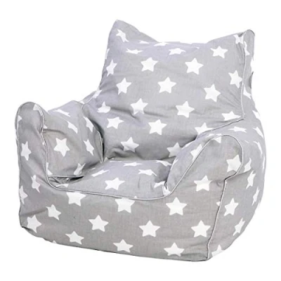 Abbildung von Knorrtoys 68211 Kindersitzsack Stars white, 40 x 50 43 cm