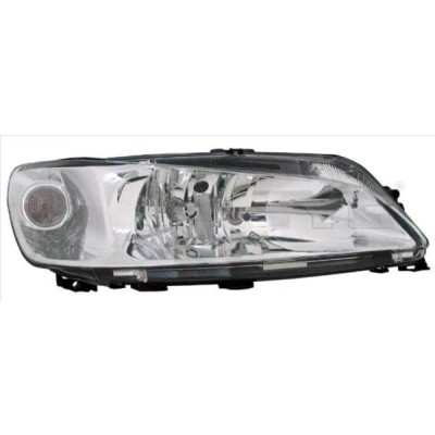 Abbildung von TYC 20 6181 05 2 Scheinwerfer rechts H7/H7 mit Lampenträger, ohne Elektromotor PEUGEOT: 306 Convertible, Hatchback
