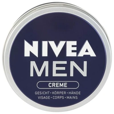 Abbildung von NIVEA MEN Creme, pflegende Hautcreme mit Vitamin E für intensive Feuchtigkeit,Hautpflege Männer, ideal Körper, Gesicht und Hände (150 ml)