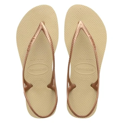 Abbildung von Havaianas Damen Sunny Flache Sandale, Sandgrau, 43/44