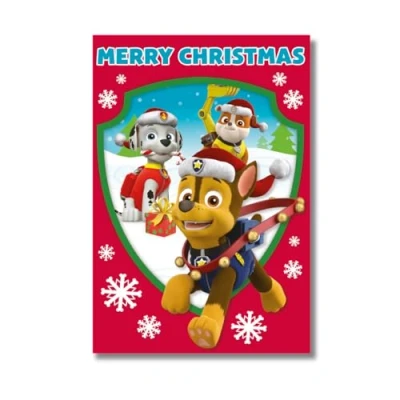 Abbildung von Danilo Promotions LTD Offizielle Paw Patrol Generische Weihnachtskarte für Sie und Ihn,