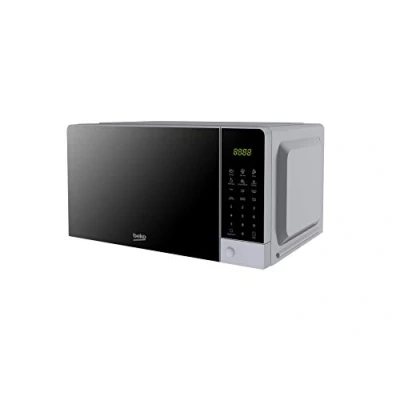 Abbildung von Beko MOC201103S Mikrowelle, digital, 20 l, 700 W, Silber, 45,2 x 32,5 26,2 cm