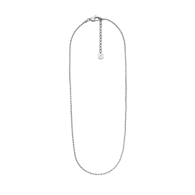 Abbildung von Fossil Halskette, Herren, Größe: One Size, Silver