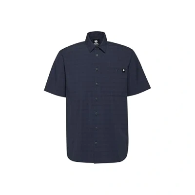 Abbildung von Mammut Lenni Shirt Men Outdoor Hemd für Herren, Atmungsaktiv, Kurzarm Marine Black, S