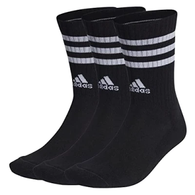 Abbildung von adidas HT3458 3S C SPW CRW 3P Socks Unisex Adult white/black Größe 25 27 EU
