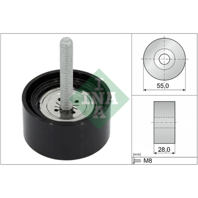 Abbildung von INA 532 0869 10 Umlenkrolle OPEL: Insignia A Sports Tourer, Astra J GTC, Tourer