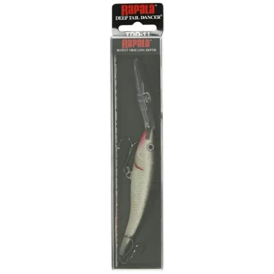 Abbildung von Rapala Unisex Adult Deep Tail Dancer Angelköder Angelzubehör aus Balsaholz Stabile Tauchschaufel Süßwasser Spinnköder Lauftiefe 4.5m Fischköder 7cm, 9g Hergestellt in Estland Silver, 7 cm / 9 g