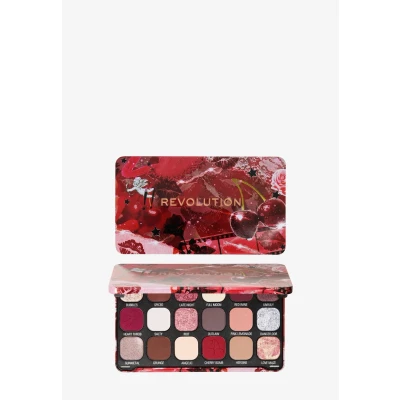 Abbildung von Revolution Beauty, Forever Flawless Lidschattenpalette, 18 Hochpigmentierte Matt &amp; Schimmertöne, Vegan Ohne Tierversuche, Cherry Rebel