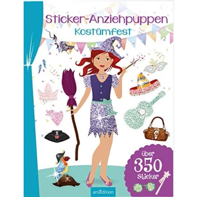 Abbildung von Sticker Anziehpuppen Kostümfest: Über 350 Coole Styles für Modefans ab 5 Jahren