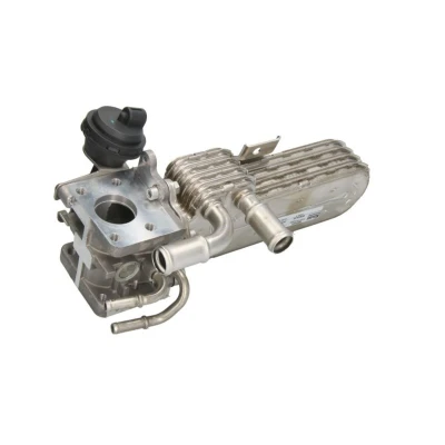 Abbildung von NISSENS 989420 AGR Kühler mit Unterdruck Bypass VOLKSWAGEN: Touran I, Passat B6 Variant, Golf 5, SEAT: Altea, SKODA: Octavia 2 Combi