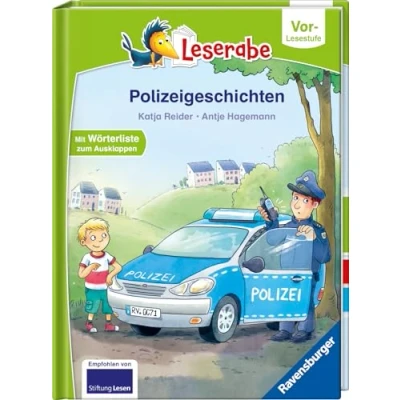 Abbildung von Polizeigeschichten Leserabe ab Vorschule Erstlesebuch für Kinder 5 Jahren: Mit Wörterliste zum Ausklappen (Vor Lesestufe)