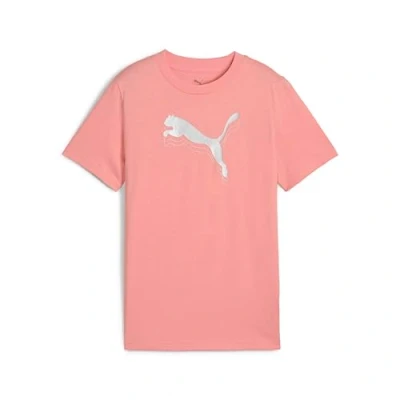 Abbildung von Puma TEE Unisex Tshirt print für Kinder, Größe: 176, Pink fruit