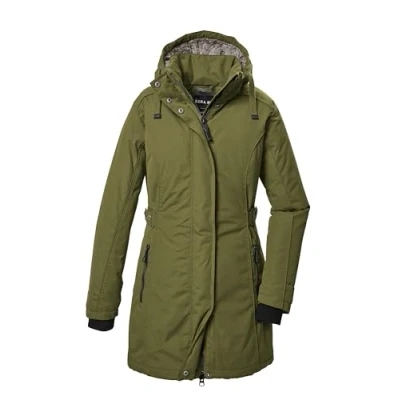Abbildung von G.I.G.A. DX Damen Funktionsparka/Parka wasserdicht mit abzippbarer Kapuze GW 70 WMN PRK, olivgrün, 48, 41863 000