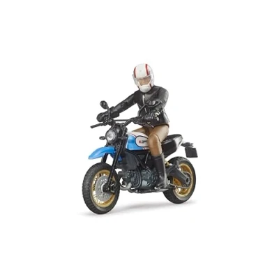 Abbildung von Bruder Ducati Scrambler Desert Sled Mit Fahrer