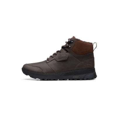 Abbildung von Clarks Snowboot/Winterstiefel, Herren, Größe: 43, Brown wlined lea Schuhe
