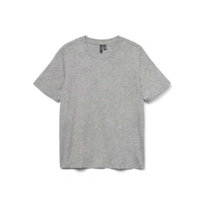 Abbildung von VERO MODA Damen VMPAULINA SS GA JRS NOOS T Shirt, Light Grey Melange, XS